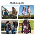 thumbnail image 6 of Yspwyqan Backpack Set for School, Galaxy Pink Axolotl Girls Backpack Set with Lunch Box Pencil Case, 17" Trendy Double Zip Casual Daypack for Middle High School Hiking, 6 of 7