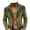 Army Green, variant on Mens Faux Suede Fringe Jacket Lapel Collar Open Front Western Coat for Fall Winter Party
