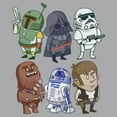 thumbnail image 2 of Mens Star Wars Cartoon Crew Sweatshirt, 2 of 4