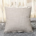 thumbnail image 3 of D-GROEE Pillow Covers Rustic Linen Decorative Square Throw Pillow Covers 18x18 Inch for Sofa Couch Decoration, 3 of 8
