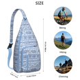 thumbnail image 4 of Vintage Rustic Sling Backpack – Shoulder Bag, Adjustable Strap, Ethnic Patterns, Multipurpose Use, 4 of 4