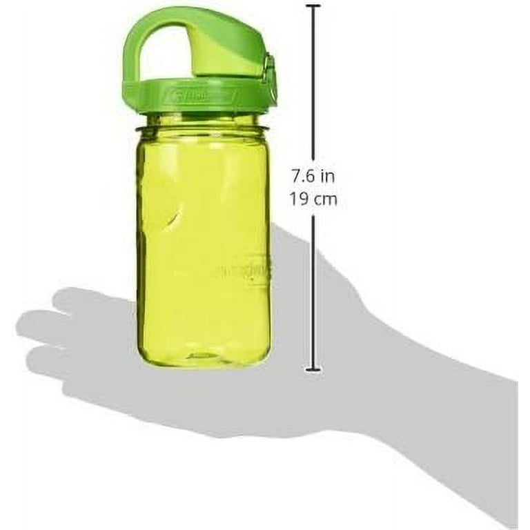 Nalgene Kids On The Fly Water Bottle, Leak Proof, Durable, BPA and BPS  Free, Carabiner Friendly, Reusable and Sustainable, 12 Ounces, Green