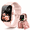 Rose Pink, variant on MiracoRun Smart Watch for iPhone & Android Device, 1.8"" HD Display, Receive and Make Bluetooth Calls, IP68 Waterproof, Fitness Tracker for Men Women