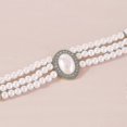 thumbnail image 4 of Women's Choker Necklace Multi-layer Imitation Pearl Chain Short Necklaces Ladies Girls Vintage Retro Court Style Jewelry, 4 of 5