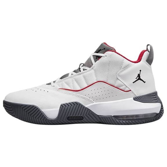 Jordan Stay Loyal White University Red