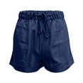 thumbnail image 6 of Women's Utility Short Pants, Fashion High Waisted Stretchy Cargo Shorts for Summer, Casual Chic Workwear Shorts for Vacation and Daily Wear, 6 of 8