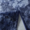 thumbnail image 4 of MerryHome Soft Plush Faux Fur Area Rug, Fuzzy Carpet Decor Rug for Bed Room,Navy(3x5 Feet), 4 of 5