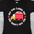 thumbnail image 4 of Inktastic My Gigi Loves Me Valentine Truck Boys or Girls Baby Bodysuit, 4 of 5