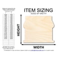 thumbnail image 2 of Unfinished Store Front Silhouette | DIY Craft Cutout 7" / 1/2", 2 of 3