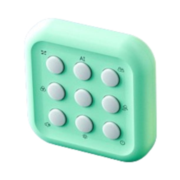 Juego electrónico TAC Toe, juego portátil de memoria, modelo Whack A Mole, juego familiar verde