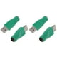thumbnail image 1 of 4 x Convertidor de Adaptador PS2 Hembra Una USB Macho para Raton Teclado, 1 of 4