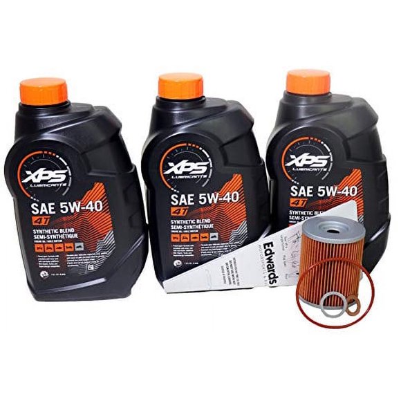 Can-Am XPS 4-Stroke Semi Synthetic Oil Change Kit for Can-Am Commander 1000 XT 2011-2019