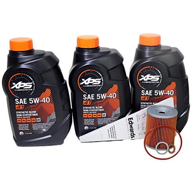 Can-Am XPS 4-Stroke Semi Synthetic Oil Change Kit for Can-Am Commander 1000 XT 2011-2019