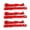 Red, variant on Volkswagen Type 4 1968-1974 Standard 2 Point Tan Lap Bench Seat Belt Kit - 3 Belts