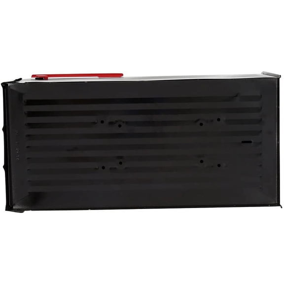 Solar Group Post Mounted Mailbox Color: Black — Home & Garage Storage, Stackable Design