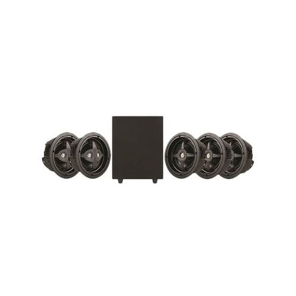 Sonance MAG5.1R Mag Series 5.1-Ch In-Ceiling Surround Sound Speaker System, 6.5", Paintable White – OPEN BOX – Tested & Guaranteed