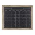 thumbnail image 2 of DesignOvation Beatrice Framed Magnetic Chalkboard Monthly Calendar, 23 x 29, Rustic Brown, Modern Rectangle Chalkboard with Four Round Magnets for Living Room or Entryway Decor, 2 of 6