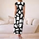 thumbnail image 5 of TaTaai Women's Fashion Solid Color Round Neck Sleeveless Knee Length Dress Casual Loose Waist Design with Side Pockets Soft Breathable Material for Spring Summer Daily Outings Gift, 5 of 6