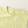 thumbnail image 6 of Angala Outfit for Toddler Girls Bowknot Ruffled Lace Vest Shorts Daily Wear Girl Summer Set, 6 of 9