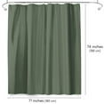 thumbnail image 3 of Americanflat 71x74 Solid Green Shower Curtain - Water Resistant - Polyester Fabric, 3 of 7