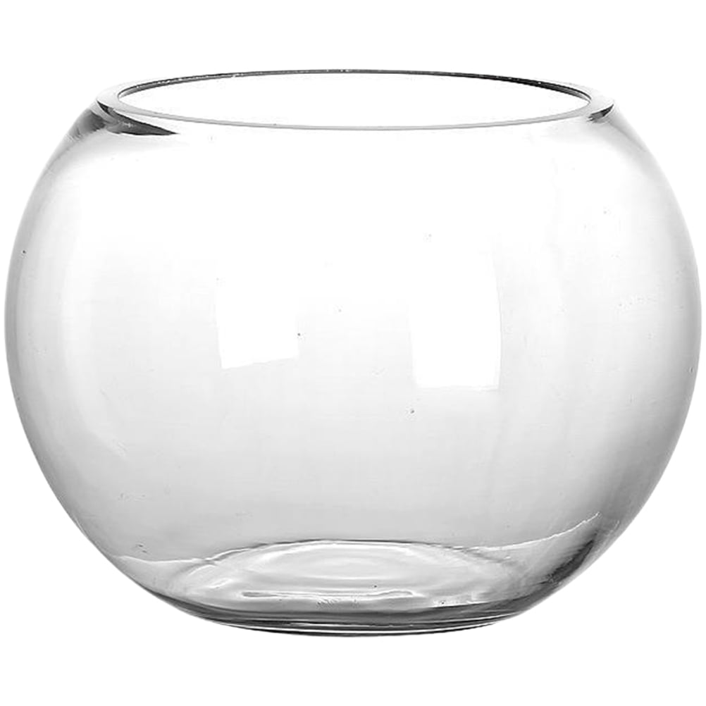 Glass Fish Bowl Small Fish Tank Desktop Fish Tank Clear Goldfish Bowl ...