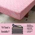 thumbnail image 6 of L'Baiet Cooling Memory Foam Mattress | 6" Twin Size | Pink | Medium Firm | Bed in a Box | Breathable Plush Cool Memory Support | CertiPUR-US Certified | Fiberglass Free | Safe for Kids and Adults, 6 of 8