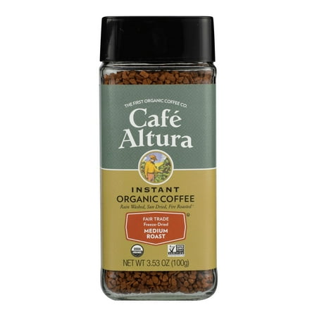 Cafe Altura Fair Trade Freeze Dried Organic - Case Of 6 - 3.53 Oz