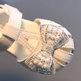 thumbnail image 5 of Quealent Toddler Girls Squeaky Shoes Flower Punch Baby Mary Jane Flats Sandals (Removable Squeakers) White for Size 8, 5 of 8