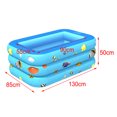 thumbnail image 2 of PISCINA INFLABLE RÁPIDA PISCINA FAMILIAR ÑOS, PEQUEÑOS, ADULTOS, 1.2M / 1.3M / 1.5M El 130CM Sunnimix Piscina inflable, 2 of 8