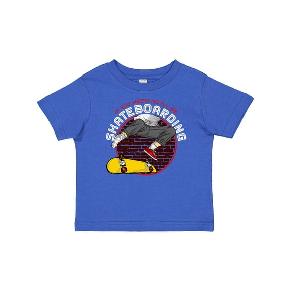 Inktastic Skateboarding Gift for Skater Boys Toddler T-Shirt