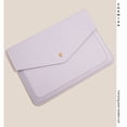 thumbnail image 2 of MingX Macbook Laptop Sleeve for Mac Pro Air 13/15/16 PU Leather Computer Bag (Light Purple,Old 13.3 Macbook Air), 2 of 7