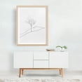 thumbnail image 3 of Modern Botanical Line Art - Line Drawing Line Art Minimalist Nature Black and White Abstract Botanical Landscape Unframed Wall Art Print 9 x 12 inches, 3 of 4
