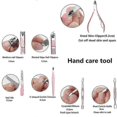 thumbnail image 5 of u200b18-in-1 Stainless Steel Manicure Set with Eyebrow Knife & Nail Care Tools for Home & Travelu200b_CP, 5 of 5
