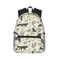 thumbnail image 1 of Fotbe Vintage Moon Fox Mochila Ligera Casual para Laptop para Hombres y Mujeres, Mochila Impermeable de Uso Diario, Mochila para Universidad, 1 of 6