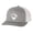 Heather Grey/White, variant on Men's Retro Geometric Diamond Mountain Outdoors Woodland Embroidered Mesh Back Trucker Hat, Black/Charcoal