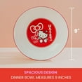 thumbnail image 3 of Sanrio Hello Kitty Red Bows 9-Inch Ceramic Coupe Dinner Bowl, 3 of 7