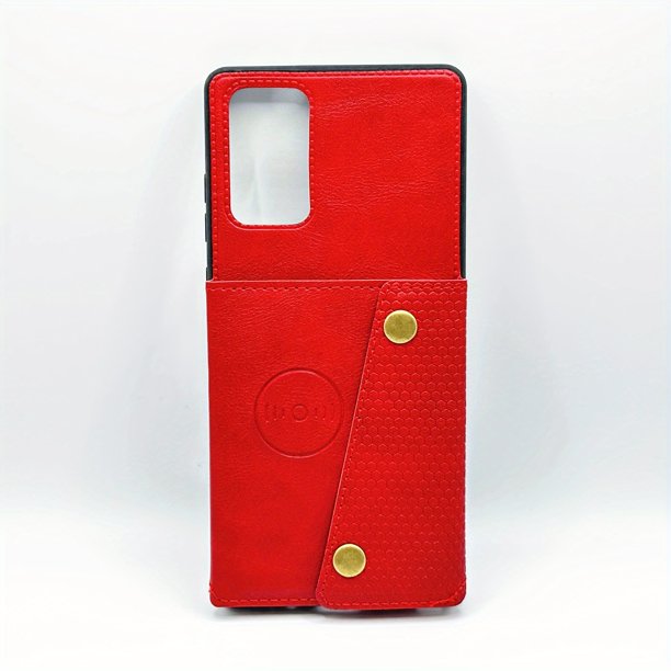Samsung Note9/10+, Note20 Ultra, & Card Holder Leather Case: Anti-Fall Bracket Wallet Protective Cover for Your Phone!