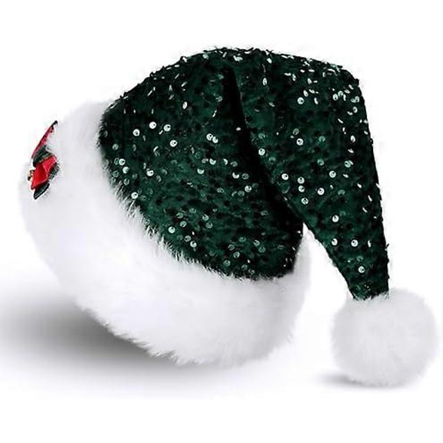Christmas Hat - Stretchy, Soft Material For Comfort | Perfect For Christmas, Holiday Parties And Christmas Eve | Santa Hat For Festive Occasions