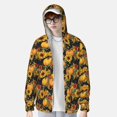 thumbnail image 3 of Fotbe Pumpkins And Sunflowers3 Men's Women's UPF 50+ Sun Protection Jacket Hooded Cooling Shirt with Pockets Hiking Outdoor Performance-Large, 3 of 8