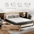 thumbnail image 2 of NightyNight Hybrid Mattress with Gel Memory Foam and Individual Pocket Spring,14 inch,Queen, 2 of 7