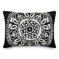 thumbnail image 2 of Creative Products White Watercolor Medallion 14x20 Indoor / Outdoor Pillow, 2 of 3