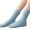 Blue, variant on IROINNID Women's Winter Fleece Socks Middle Tube Sleeping Home-wear Keep Warm Solid Non-slip Thermal Socks