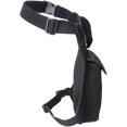 thumbnail image 3 of Motorcycle Canvas Rider Leg Bag - Black - Drop Bag Waist Pack Leg Fanny Pack, 3 of 5