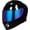 Gloss Black, variant on Full Face Motorcycle Helmets for Adults Men and Women DOT Street Bike Racing Helmet with Tinted Visor Model MD-813