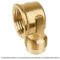 thumbnail image 1 of Codo para estufa a 90° de latón, 3/8 x 1/2' Foset Foset CLG-522, 1 of 2