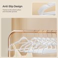 thumbnail image 4 of 30 Pack Velvet Hangers Clothes Hanger with Swivel Hook Non-Slip for Coat Shirt Dress Pants Tie Cloud White, 4 of 8