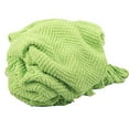thumbnail image 2 of Home Soft Things Knitted Tweed Throw Couch Cover Blanket, 50 x 60, Lettuce Green, 2 of 5