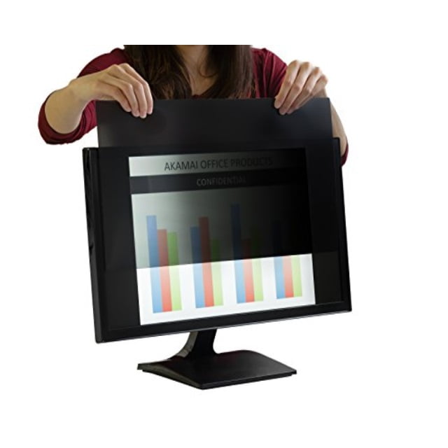 Akamai Office Products Privacy Screen Filter Computer Monitor Anti Glare 22.0 inch Diagonally Measured, Black 