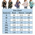 thumbnail image 2 of Askfv Women Tunic Tops for Women Short Sleeve Floral Blouses Button up Henley Shirts, 2 of 4