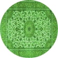 thumbnail image 1 of Ahgly Company Indoor Round Persian Green Traditional Area Rugs, 8' Round, 1 of 1
